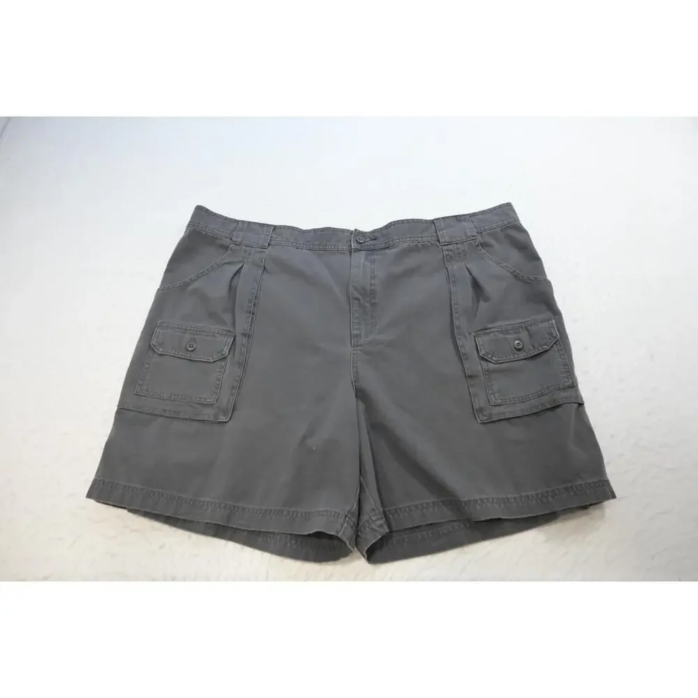 Cabelas Cargo‎ Shorts Rugged Gray Flat Hiking Camping Fishing Mens Size 46